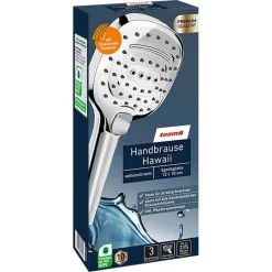 Handbrause 'Hawaii' chromfarben