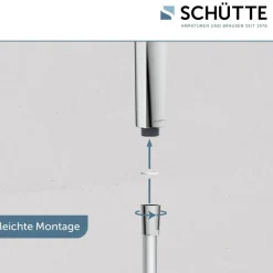 Handbrause 'Samoa Rain' chrom/weiß Ø 13 cm