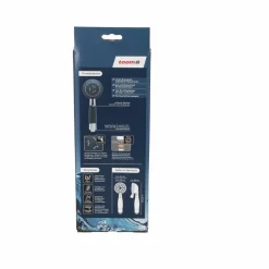 Handbrause 'Vital' grau/verchromt Ø 8,4 cm