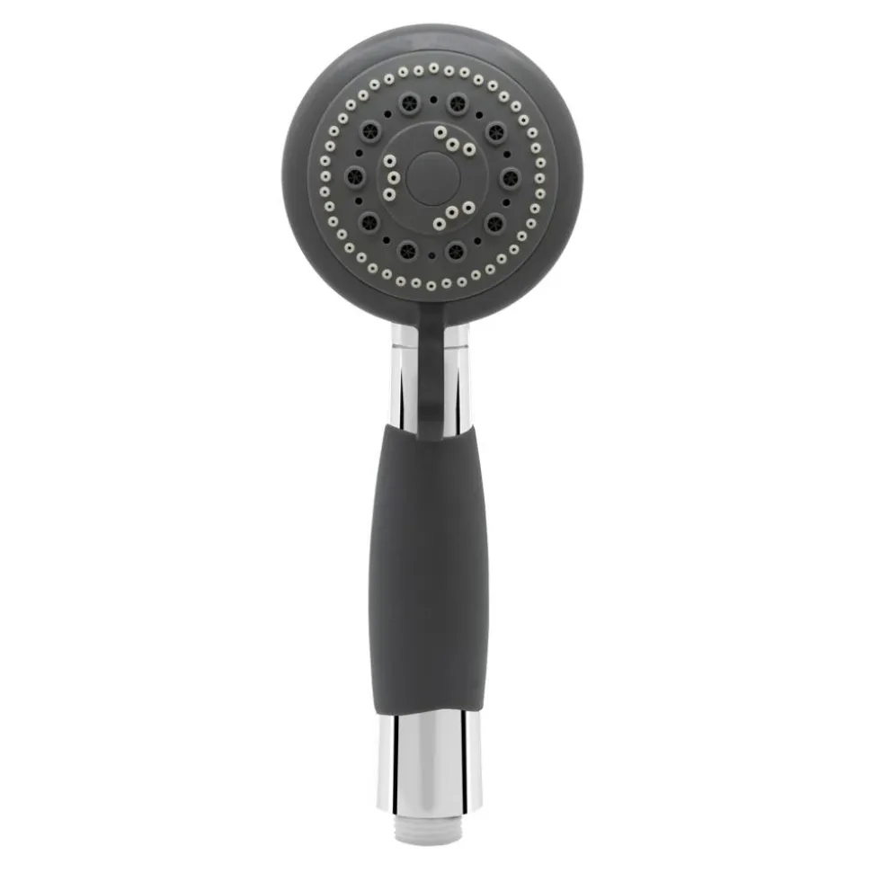 Handbrause 'Vital' grau/verchromt Ø 8,4 cm