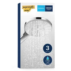 Handbrause 'Vitalio SmartActive 150' chromfarben 3 Strahlarten
