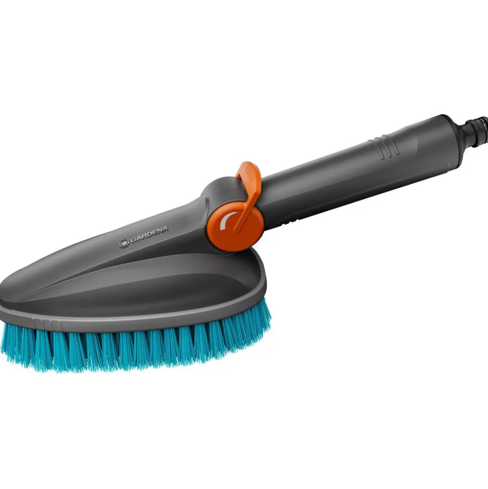 Handbürste 'Cleansystem M hard' mit Schlauchanschluss 30,8 x 13 x 8,3