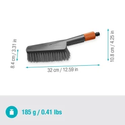 Handbürste 'Cleansystem M soft' mit Schlauchanschluss 32 x 10,8 x 8,4 cm
