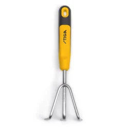 Handgrubber gelb 3 Zinken 29 cm