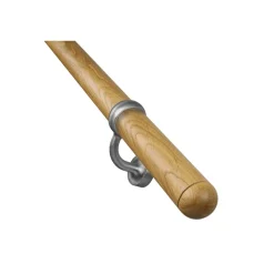 Handlaufset 'H22' Eiche versiegelt Ø 42 x 1500 mm