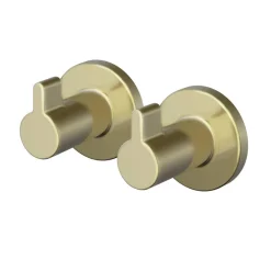 Handtuchhaken 'Juna' Ø 35 mm gold 2er-Set
