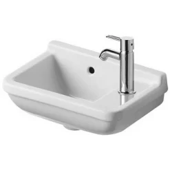 Handwaschbecken eckig 'Starck 3' weiß 40 x 16,5 x 26 cm