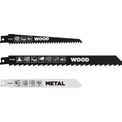 HCS-Bimetall-Säbelsägeblatt-Set 229 mm 3-teilig