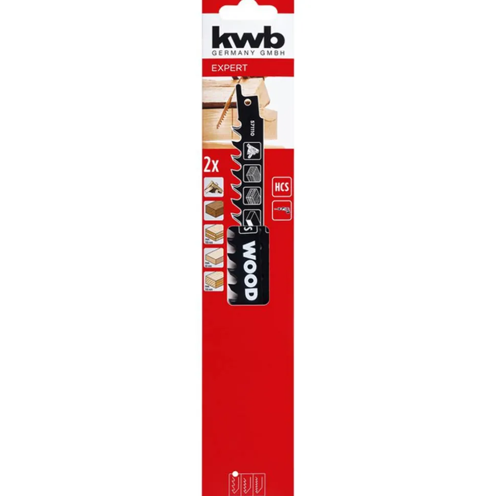 HCS-Säbelsägeblatt-Set 240 mm 2-teilig
