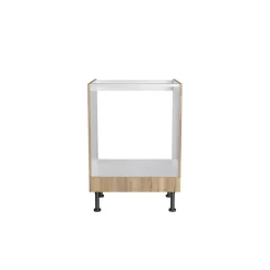 Herdumbauschrank 'Optikomfort Erik290' eichefarben 60 x 87 x 58,4 cm