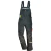 Herren-Arbeitslatzhose schwarz/limettenfarben Gr. 48