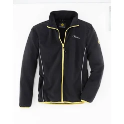 Herren Fleecejacke `Roadsign' Größe M schwarz/gelb