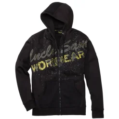 Herren Sweatjacke 'Uncle Sam' Größe XXL anthrazit/schwarz
