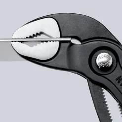 Hightech-Wasserpumpenzange 'Cobra®' grau atramentiert 150 mm