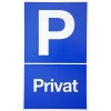 Hinweisschild 'P-Privat' 250 x 150 mm