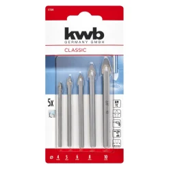 HM-Glasbohrer-Set Ø 4-10 mm 5-teilig