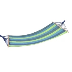 Hängematte 'Hawaii' grün, blau 100 x 280 cm