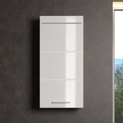 Hängeschrank 'Amanda' weiß glänzend 37 x 77 x 23 cm