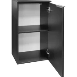 Hängeschrank 'Kara' anthrazit lackiert 40,5 x 70 x 32 cm rechts