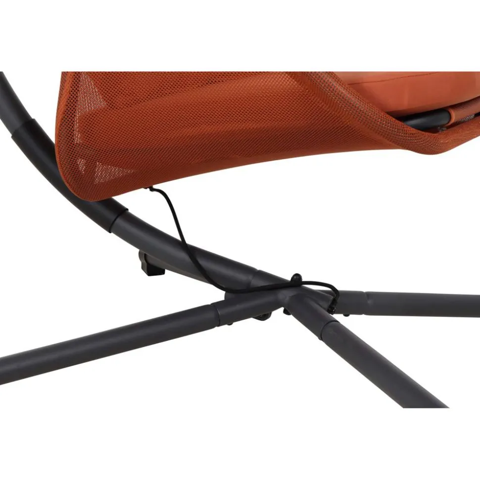 Hängesessel 'Yobaya' mit Gestell rot x 195 x 106 cm