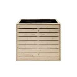 Hochbeet 'Asket M' Natur Holz 110 x 70 x 90 cm