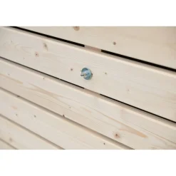 Hochbeet 'Asket M' Natur Holz 110 x 70 x 90 cm