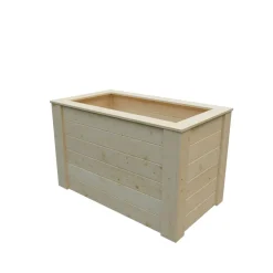 Hochbeet Fichtenholz naturfarben 115 x 70 x 65 cm