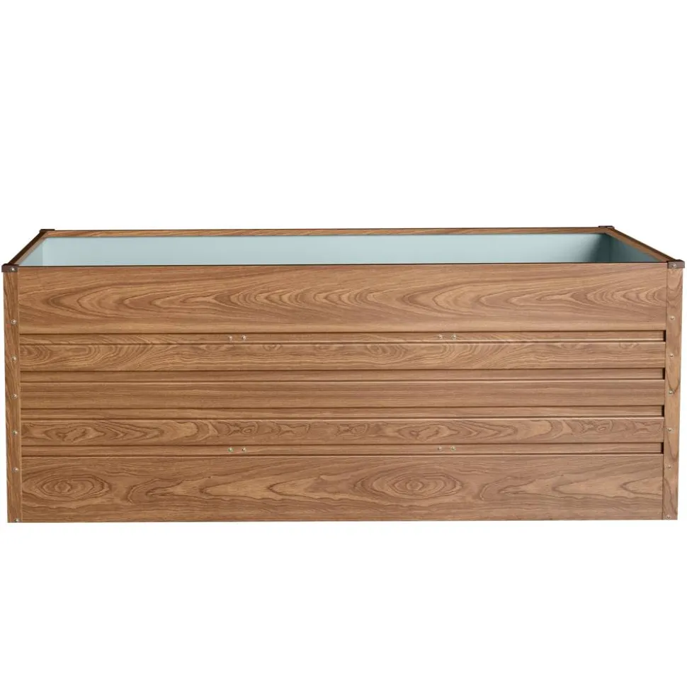 Hochbeet Holzoptik 180 x 70 x 90 cm