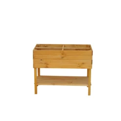 Hochbeet honigbraun 100 x 80 x 50 cm
