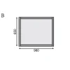 Hochbeet natur Fichte 98 x 65 x 64 cm, 260 l