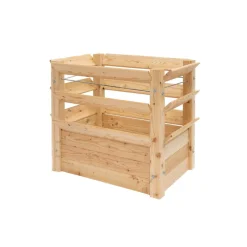 Hochbeet 'Premium' XL Lärchenholz naturfarben 66 x 73 x 91 cm