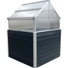 Hochbeet 'Store & Grow' Metall anthrazit 120 x 120 x 169 cm