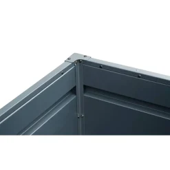 Hochbeet 'Twin-Wall' anthrazit 200 x 76 x 100 cm