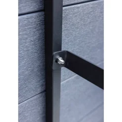 Hochbeet XL aus WPC 200 x 75 x 100 cm grau