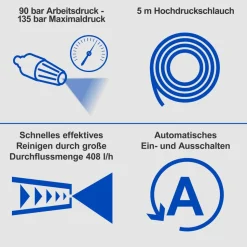 Hochdruckreiniger 'HCE1600' 1600 W 135 bar