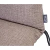 Hochlehner-Auflage 'Comfort' taupe 48 x 110 x 6 cm