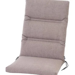 Hochlehner-Auflage 'Comfort' taupe 48 x 110 x 6 cm