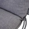 Hochlehner-Auflage 'Comfort' grau 48 x 120 x 6 cm