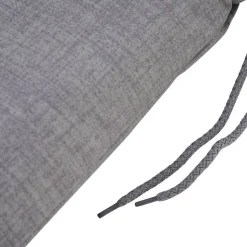 Hochlehner-Auflage 'Comfort' grau 48 x 120 x 6 cm