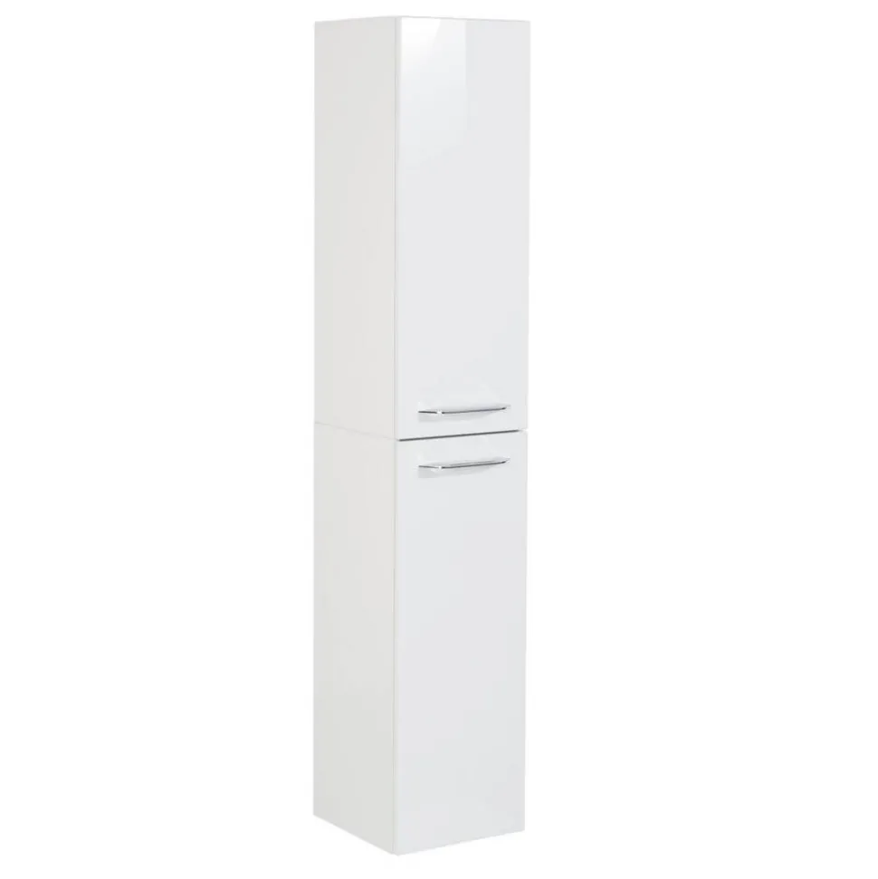 Hochschrank 'B.Clever' weiß glänzend 30 x 159 x 32 cm
