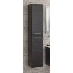 Hochschrank 'B.Perfekt' dunkelbraun foliert 30 x 158,8 x 32 cm