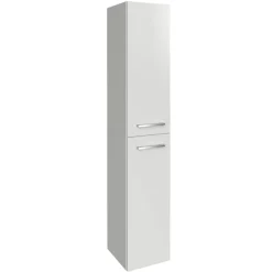 Hochschrank 'B.Style' weiß glänzend 30 x 162 x 31,6 cm links