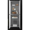 Hochschrank 'Flair' weiß/schwarz 62,8 x 163,3 x 32 cm