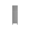Hochschrank für Kühl-Gefrierkombination 'Optikomfort Mats825' grau 60 x 211,8 x 58,4 cm
