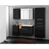 Hochschrank 'Kara' anthrazit 61 x 176,1 x 32cm