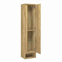 Hochschrank 'Mano' braun 38 x 167 x 32 cm