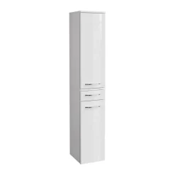Hochschrank 'Milano' weiß glänzend 30,5 x 165,5 x 32 cm