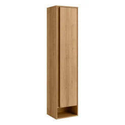 Hochschrank 'Natura' braun matt 38 x 166,5 x 32 cm rechts