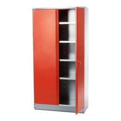 Hochschrank rot