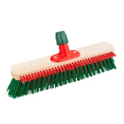 Hoch-Tief-Straßenbesen Elaston 40 cm grün rot